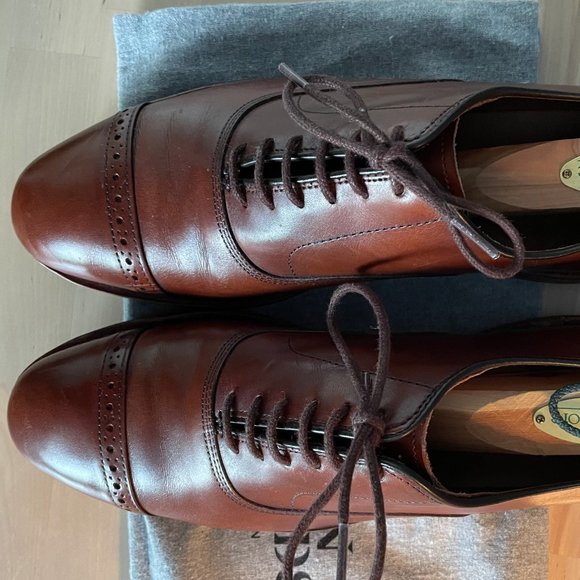 Fifth Avenue Cap-Toe Oxford Dress Shoe with Dainite Sole - Picture 1 of 3